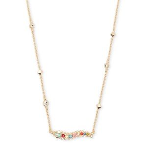 Kendra Scott Kim Necklace in Multi CZ and Opal